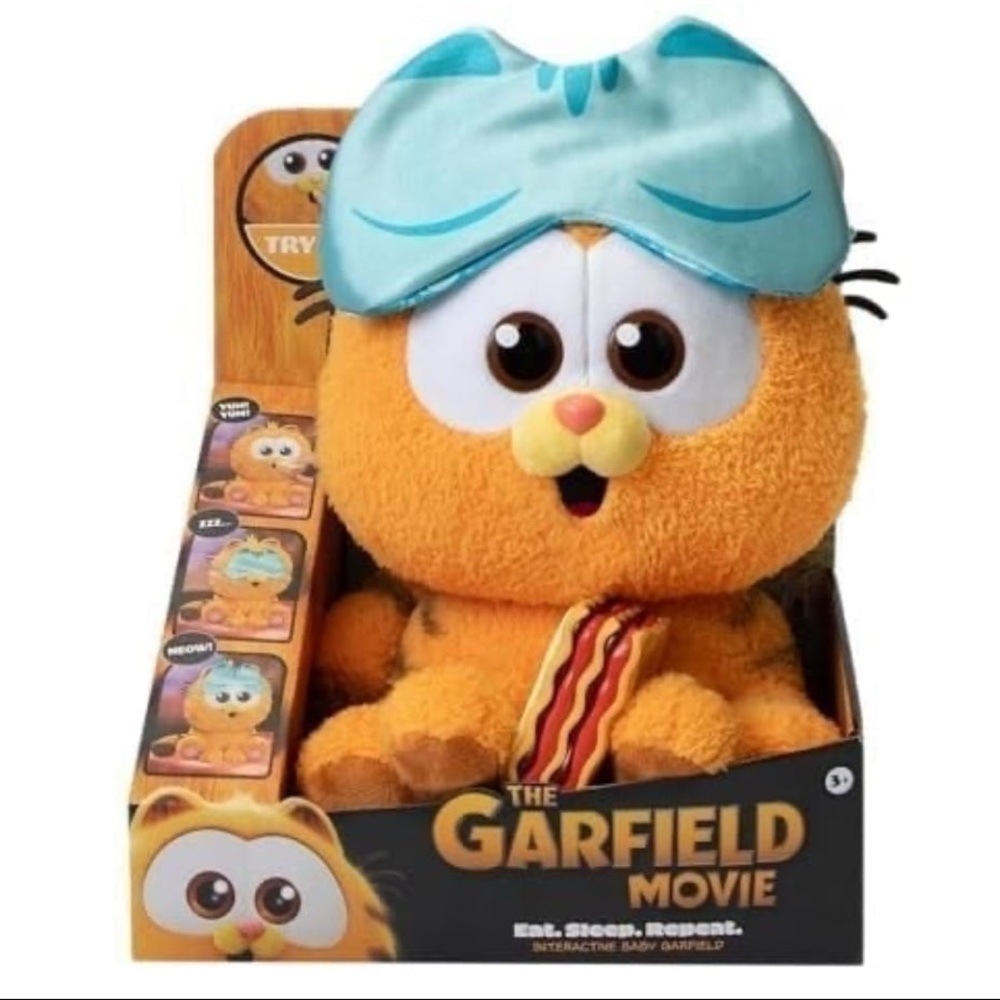 Plush- The Garfield Movie Interactive Plush 10" (Baby Garfield)